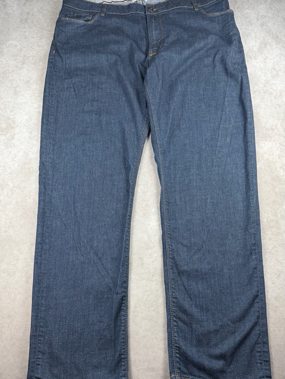 Peter Millar Men's Straight-Leg Jeans in Dark Blue Denim